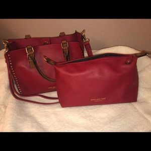 Large red Marc New York Purse